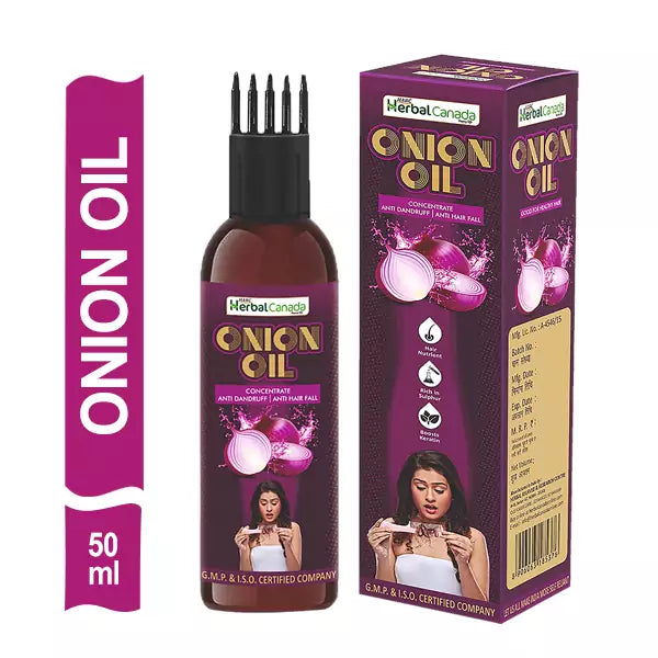 Organic Onion Oil for Hair Fall Control